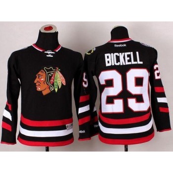 Blackhawks #29 Bryan Bickell Black 2014 Stadium Series Stitched Youth NHL Jersey Blackhawks #29 Bryan Bickell Black 2014 Stadium Series Stitched Youth NHL Jersey