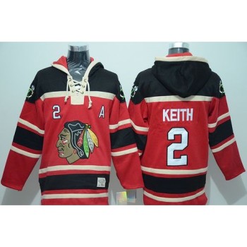 Blackhawks #2 Duncan Keith Red Sawyer Hooded Sweatshirt Stitched NHL Jersey Blackhawks #2 Duncan Keith Red Sawyer Hooded Sweatshirt Stitched NHL Jersey