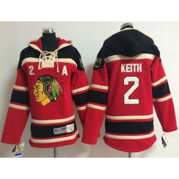 Blackhawks #2 Duncan Keith Red Sawyer Hooded Sweatshirt Stitched Youth NHL Jersey Blackhawks #2 Duncan Keith Red Sawyer Hooded Sweatshirt Stitched Youth NHL Jersey