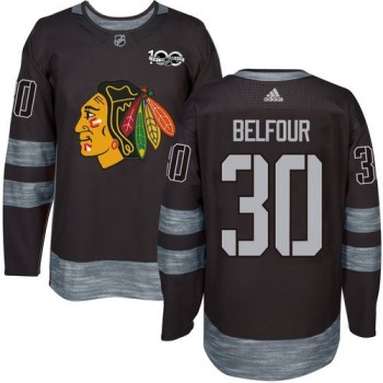 Blackhawks #30 ED Belfour Black 1917-2017 100th Anniversary Stitched NHL Jersey Blackhawks #30 ED Belfour Black 1917-2017 100th Anniversary Stitched NHL Jersey