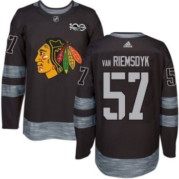 Blackhawks #57 Trevor Van Riemsdyk Black 1917-2017 100th Anniversary Stitched NHL Jersey Blackhawks #57 Trevor Van Riemsdyk Black 1917-2017 100th Anniversary Stitched NHL Jersey