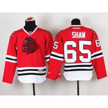 Blackhawks #65 Andrew Shaw Red(Red Skull) Stitched Youth NHL Jersey Blackhawks #65 Andrew Shaw Red(Red Skull) Stitched Youth NHL Jersey