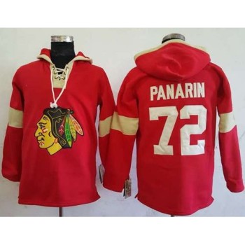 Blackhawks #72 Artemi Panarin Red Pullover Hoodie Stitched NHL Jersey Blackhawks #72 Artemi Panarin Red Pullover Hoodie Stitched NHL Jersey