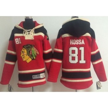 Blackhawks #81 Marian Hossa Red Sawyer Hooded Sweatshirt Stitched Youth NHL Jersey Blackhawks #81 Marian Hossa Red Sawyer Hooded Sweatshirt Stitched Youth NHL Jersey