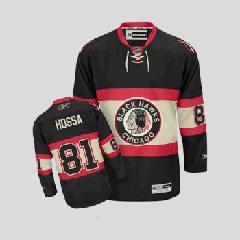 Blackhawks #81 Marian Hossa Stitched Black New Third Youth NHL Jersey Blackhawks #81 Marian Hossa Stitched Black New Third Youth NHL Jersey