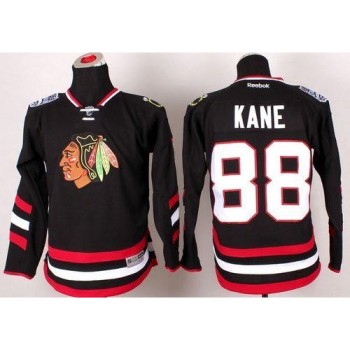 Blackhawks #88 Patrick Kane Black 2014 Stadium Series Stitched Youth NHL Jersey Blackhawks #88 Patrick Kane Black 2014 Stadium Series Stitched Youth NHL Jersey