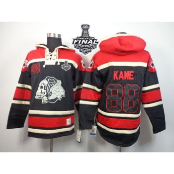 Blackhawks #88 Patrick Kane Black Sawyer Hooded Sweatshirt 2015 Stanley Cup Stitched NHL Jersey Blackhawks #88 Patrick Kane Black Sawyer Hooded Sweatshirt 2015 Stanley Cup Stitched NHL Jersey
