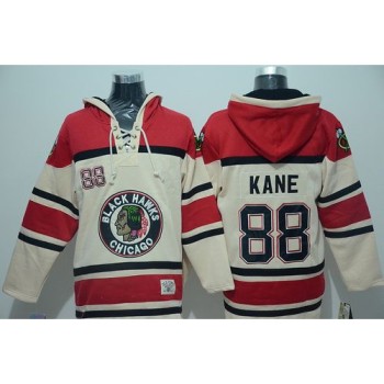 Blackhawks #88 Patrick Kane Cream Sawyer Hooded Sweatshirt Stitched NHL Jersey Blackhawks #88 Patrick Kane Cream Sawyer Hooded Sweatshirt Stitched NHL Jersey