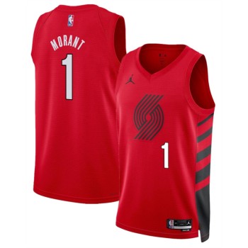 Youth's Portland Trail Blazers #1 Ja Morant Nike Red 2026 Statement Edition Stitched Basketball Jersey Youth's Portland Trail Blazers #1 Ja Morant Nike Red 2026 Statement Edition Stitched Basketball Jersey