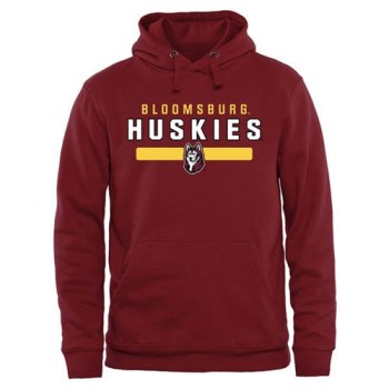 Bloomsburg Huskies Team Strong Pullover Hoodie Garnet Bloomsburg Huskies Team Strong Pullover Hoodie Garnet