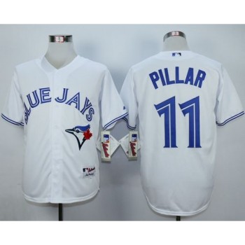 Blue Jays #11 Kevin Pillar White Cool Base Stitched MLB Jersey Blue Jays #11 Kevin Pillar White Cool Base Stitched MLB Jersey