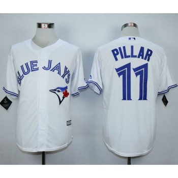 Blue Jays #11 Kevin Pillar White New Cool Base Stitched MLB Jersey Blue Jays #11 Kevin Pillar White New Cool Base Stitched MLB Jersey