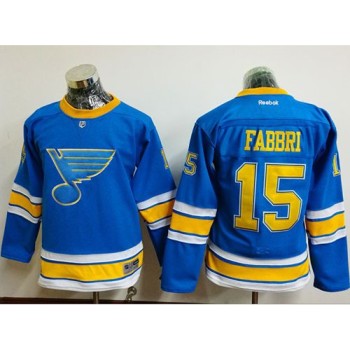 Blues #15 Robby Fabbri Light Blue 2017 Winter Classic Stitched Youth NHL Jersey