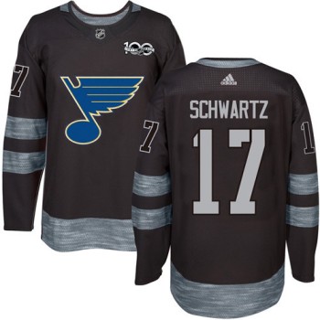 Blues #17 Jaden Schwartz Black 1917-2017 100th Anniversary Stitched NHL Jersey Blues #17 Jaden Schwartz Black 1917-2017 100th Anniversary Stitched NHL Jersey