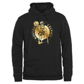 Boston Celtics Gold Collection Pullover Hoodie Black Boston Celtics Gold Collection Pullover Hoodie Black