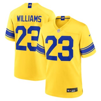 Men's Los Angeles Rams #23 Kyren Williams Nike Classic Sol Game Jersey