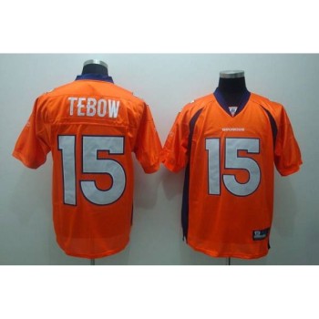 Broncos #15 Tim Tebow Orange Stitched Youth NFL Jersey Broncos #15 Tim Tebow Orange Stitched Youth NFL Jersey