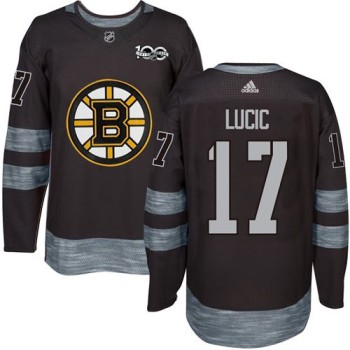Bruins #17 Milan Lucic Black 1917-2017 100th Anniversary Stitched NHL Jersey Bruins #17 Milan Lucic Black 1917-2017 100th Anniversary Stitched NHL Jersey