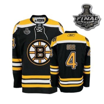 Bruins 2011 Stanley Cup Finals Patch #4 Bobby Orr Black Stitched Youth NHL Jersey Bruins 2011 Stanley Cup Finals Patch #4 Bobby Orr Black Stitched Youth NHL Jersey