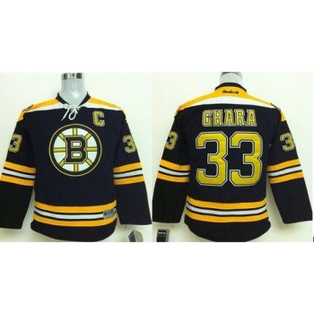 Bruins #33 Zdeno Chara Black Stitched Youth NHL Jersey Bruins #33 Zdeno Chara Black Stitched Youth NHL Jersey
