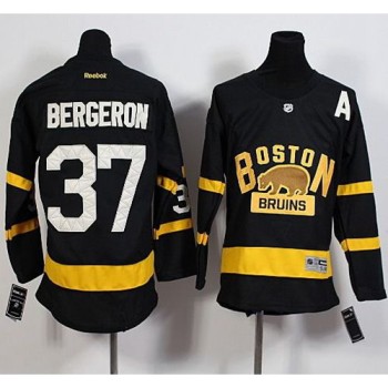 Bruins #37 Patrice Bergeron Black 2016 Winter Classic Stitched Youth NHL Jersey Bruins #37 Patrice Bergeron Black 2016 Winter Classic Stitched Youth NHL Jersey