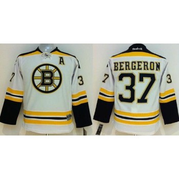Bruins #37 Patrice Bergeron White Youth Stitched NHL Jersey Bruins #37 Patrice Bergeron White Youth Stitched NHL Jersey