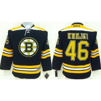 Bruins #46 David Krejci Black Youth Stitched NHL Jersey Bruins #46 David Krejci Black Youth Stitched NHL Jersey