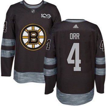 Bruins #4 Bobby Orr Black 1917-2017 100th Anniversary Stitched NHL Jersey Bruins #4 Bobby Orr Black 1917-2017 100th Anniversary Stitched NHL Jersey