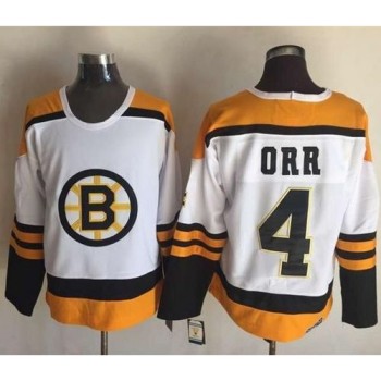 Bruins #4 Bobby Orr Yellow/White CCM Throwback Stitched NHL Jersey Bruins #4 Bobby Orr Yellow/White CCM Throwback Stitched NHL Jersey