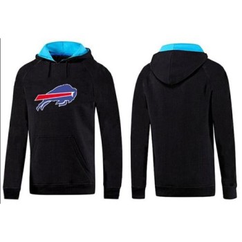 Buffalo Bills Logo Pullover Hoodie Black & Blue Buffalo Bills Logo Pullover Hoodie Black & Blue