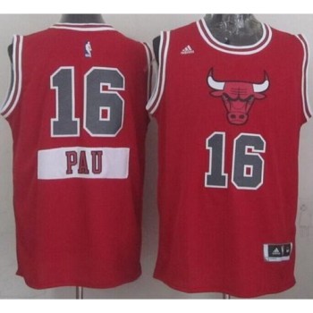 Bulls #16 Pau Gasol Red 2014-15 Christmas Day Stitched Youth NBA Jersey Bulls #16 Pau Gasol Red 2014-15 Christmas Day Stitched Youth NBA Jersey