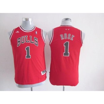Bulls #1 Derrick Rose Red Stitched Youth NBA Jersey Bulls #1 Derrick Rose Red Stitched Youth NBA Jersey