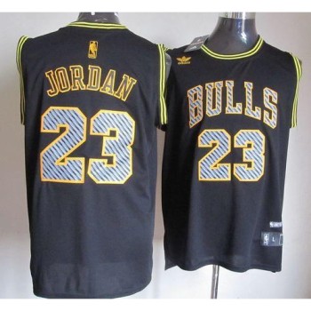 Bulls #23 Michael Jordan Black Electricity Fashion Stitched NBA Jersey Bulls #23 Michael Jordan Black Electricity Fashion Stitched NBA Jersey