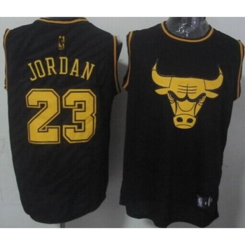 Bulls #23 Michael Jordan Black Precious Metals Fashion Stitched NBA Jersey Bulls #23 Michael Jordan Black Precious Metals Fashion Stitched NBA Jersey