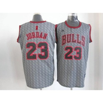 Bulls #23 Michael Jordan Grey Static Fashion Stitched NBA Jersey Bulls #23 Michael Jordan Grey Static Fashion Stitched NBA Jersey