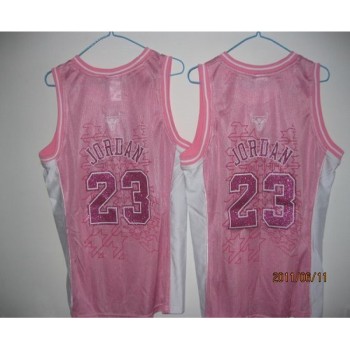 Bulls #23 Michael Jordan Pink Women Fashion Stitched NBA Jersey Bulls #23 Michael Jordan Pink Women Fashion Stitched NBA Jersey