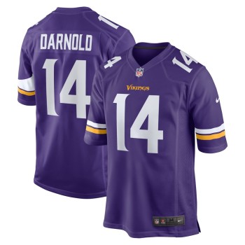 Men's Minnesota Vikings Sam Darnold  Purple Team Game Jersey