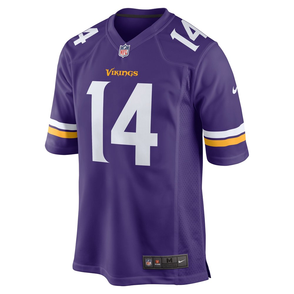 Men's Minnesota Vikings Sam Darnold  Purple Team Game Jersey