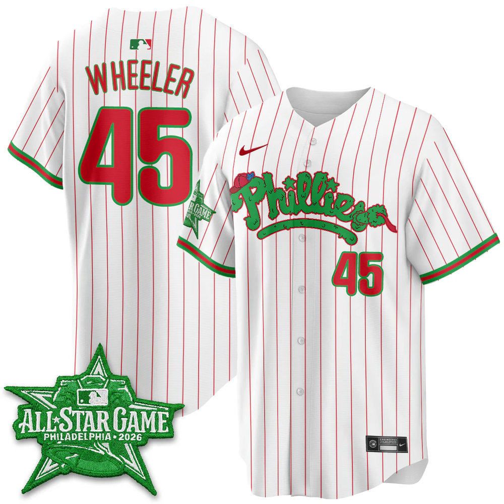Youth Philadelphia Phillies #45 Zack Wheeler White 2026 MLB All-Star Jersey