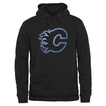 Calgary Flames Rinkside Pond Hockey Pullover Hoodie Black Calgary Flames Rinkside Pond Hockey Pullover Hoodie Black