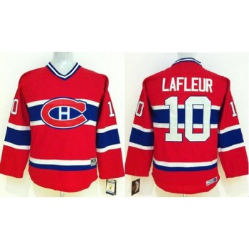 Canadiens #10 Guy Lafleur Red CCM Throwback Stitched Youth NHL Jersey Canadiens #10 Guy Lafleur Red CCM Throwback Stitched Youth NHL Jersey