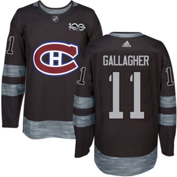 Canadiens #11 Brendan Gallagher Black 1917-2017 100th Anniversary Stitched NHL Jersey Canadiens #11 Brendan Gallagher Black 1917-2017 100th Anniversary Stitched NHL Jersey