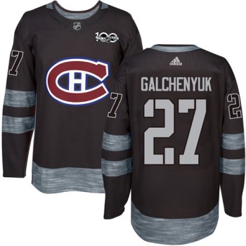 Canadiens #27 Alex Galchenyuk Black 1917-2017 100th Anniversary Stitched NHL Jersey Canadiens #27 Alex Galchenyuk Black 1917-2017 100th Anniversary Stitched NHL Jersey