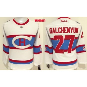 Canadiens #27 Alex Galchenyuk White 2016 Winter Classic Women's Stitched NHL Jersey Canadiens #27 Alex Galchenyuk White 2016 Winter Classic Women's Stitched NHL Jersey