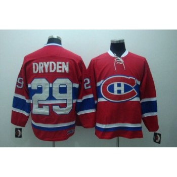 Canadiens #29 Ken Dryden Stitched Red CH CCM Throwback NHL Jersey Canadiens #29 Ken Dryden Stitched Red CH CCM Throwback NHL Jersey