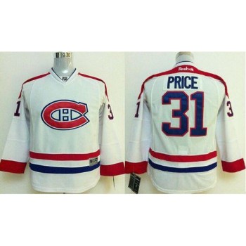Canadiens #31 Carey Price White Stitched Youth NHL Jersey Canadiens #31 Carey Price White Stitched Youth NHL Jersey