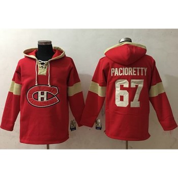 Canadiens #67 Max Pacioretty Red Pullover NHL Hoodie Canadiens #67 Max Pacioretty Red Pullover NHL Hoodie