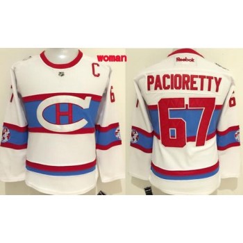 Canadiens #67 Max Pacioretty White 2016 Winter Classic Women's Stitched NHL Jersey Canadiens #67 Max Pacioretty White 2016 Winter Classic Women's Stitched NHL Jersey