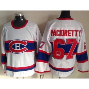 Canadiens #67 Max Pacioretty White CCM Throwback Stitched NHL Jersey Canadiens #67 Max Pacioretty White CCM Throwback Stitched NHL Jersey