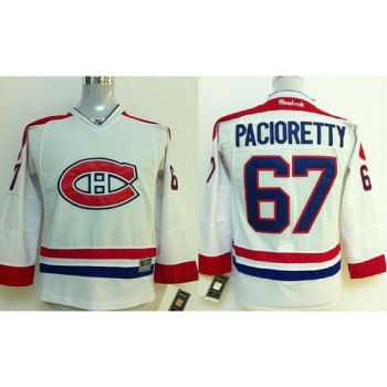 Canadiens #67 Max Pacioretty White Stitched Youth NHL Jersey Canadiens #67 Max Pacioretty White Stitched Youth NHL Jersey